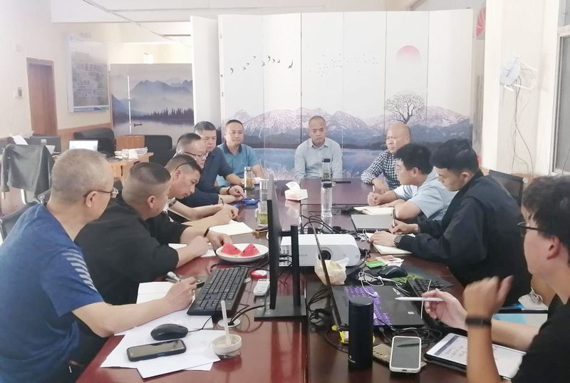 公司副總經理茍仕聰、鄒世界一行赴向家壩灌區北總一期二步工程項目調研指導工作