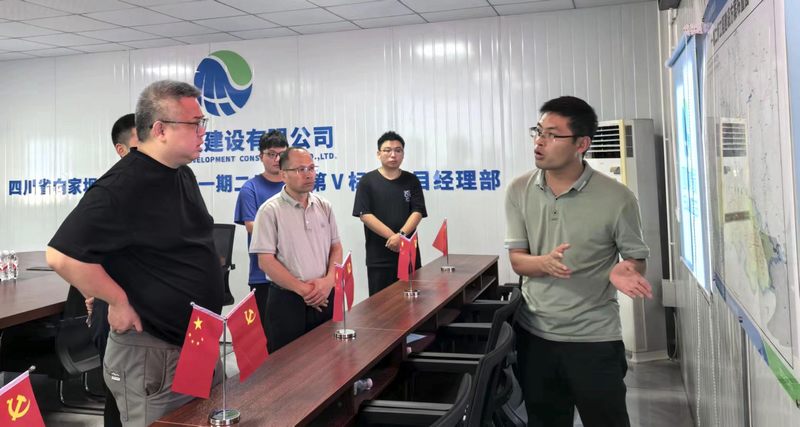 深入一線嚴把關 工程建設快加鞭——羅雪赴向家壩灌區北總干渠一期二步工程第Ⅴ標段檢查指導