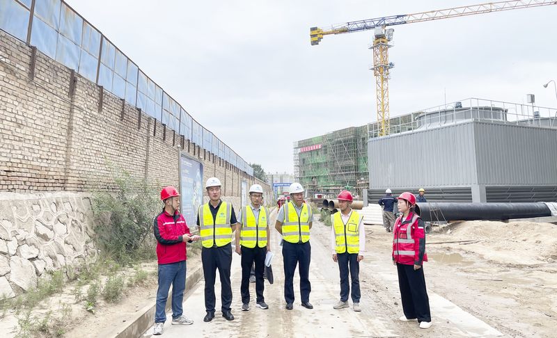 深入調研指方向 精準督導促發展——公司黨委書記、董事長袁斌帶隊督導隴西項目工程建設