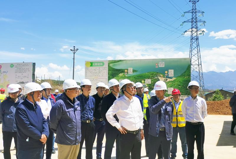 省水利廳黨組書記、廳長郭亨孝一行蒞臨龍塘水庫檢查指導工作