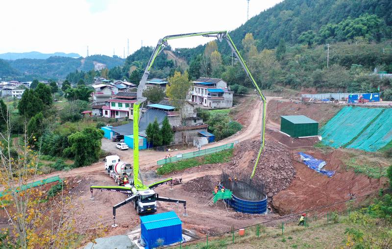 亭子口灌區(qū)一期工程項目I標(biāo)段首座空心墩開始澆筑